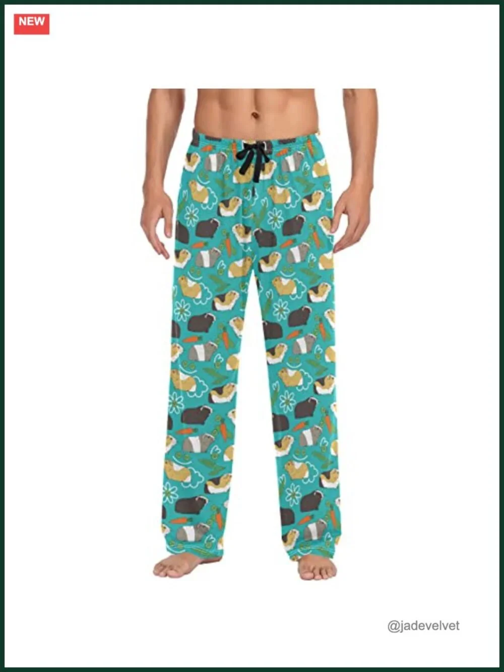 Men's Pajama Pants with Pockets Sleep Lounge Bottoms